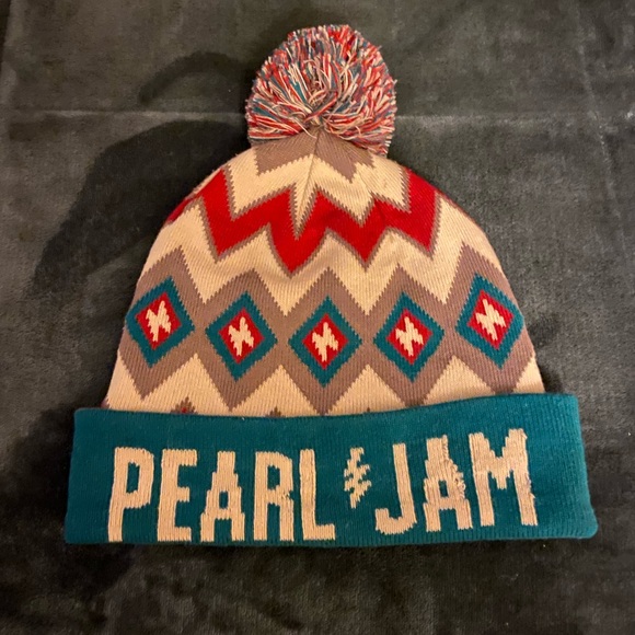 Rare Pearl Jam 214 Tour Winter Hat 